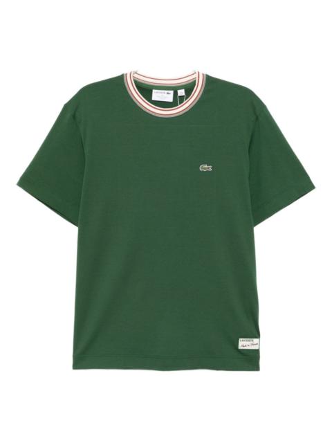 LACOSTE logo-patch T-shirt