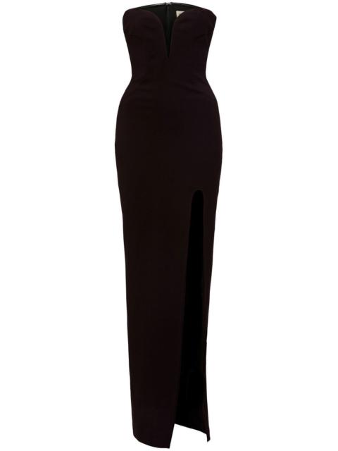 NICHOLAS Tena strapless sweetheart-neck gown