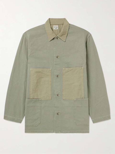 orSlow Herringbone Cotton Overshirt