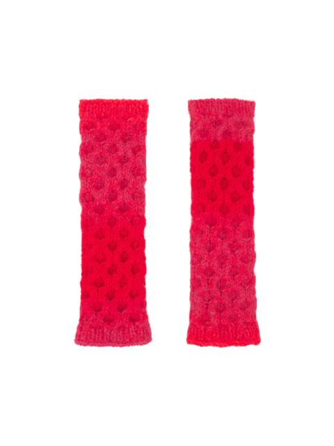 AGR Pink & Orange Hayley Fingerless Gloves