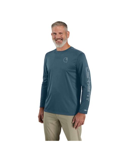 Carhartt Force Sun Defender™ Relaxed LS Logo T-Shirt