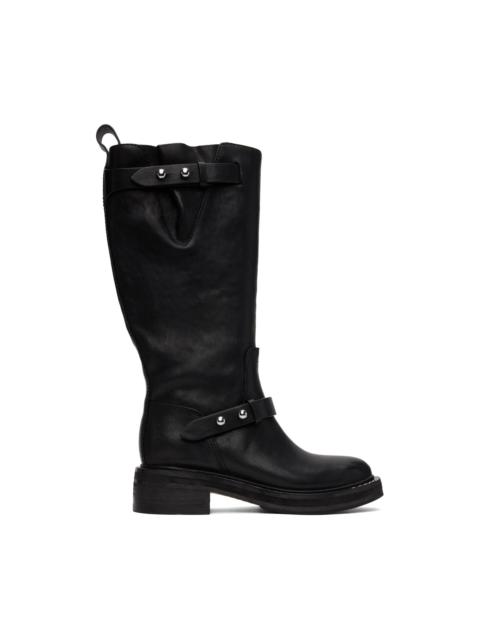 rag & bone Black Moto Tall Boots