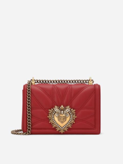 Dolce & Gabbana Medium Devotion bag in quilted nappa leather