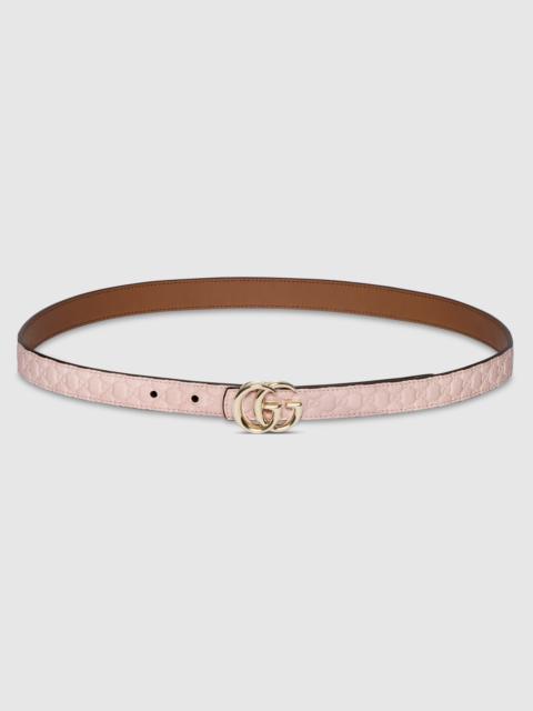 GUCCI Reversible GG Marmont thin belt