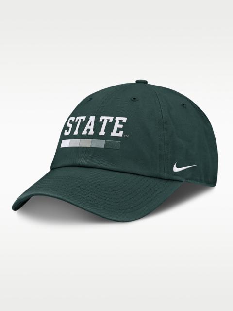 Nike Michigan State Primetime Campus Club Men's Nike College Adjustable Hat