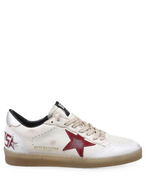 Golden Goose BALL STAR SNEAKERS IN LEATHER AND SUEDE