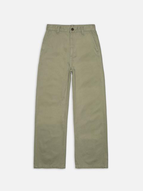 Nudie Jeans Wendy Herringbone Pale Green
