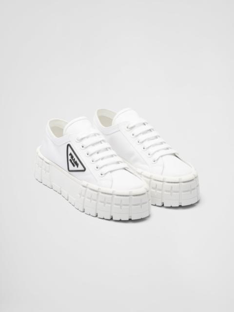 Prada Double Wheel Re-Nylon gabardine sneakers