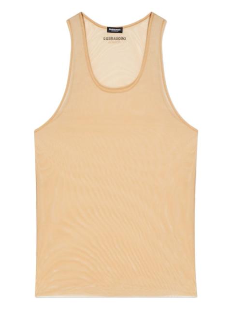 DSQUARED2 logo-detail tank top