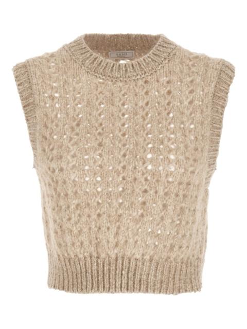 PESERICO open-knit vest