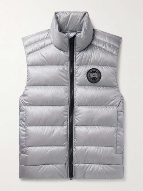 Canada Goose Crofton Slim-Fit Logo-Appliquéd Quilted Nylon-Ripstop Down Gilet