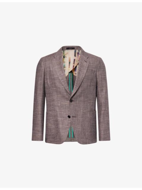 Paul Smith Regular-Fit Notch-Lapels Stretch-Wool Blend Blazer