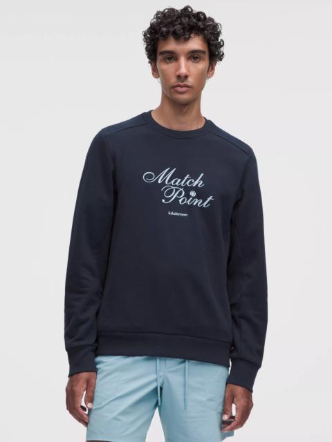 lululemon French Terry Classic-Fit Crewneck *Tennis Graphic