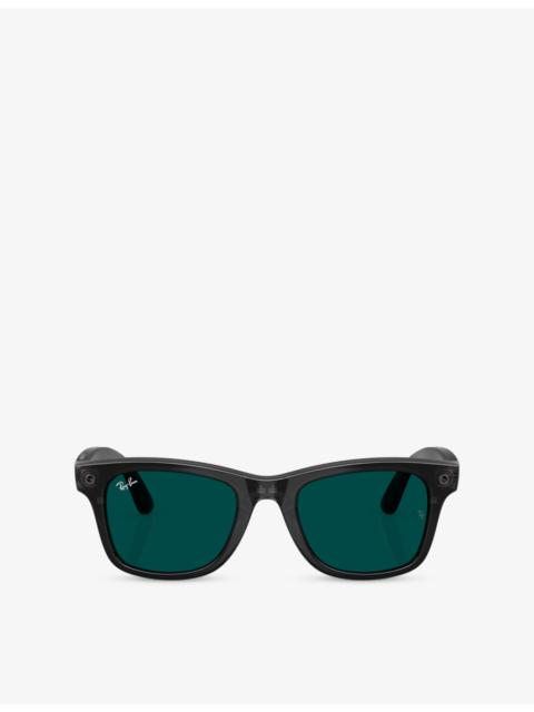 Ray-Ban RW4011 Wayfarer Square-Frame Injected Transition Meta AI Glasses