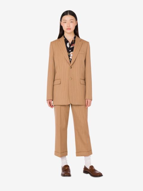 WOOL CROP PANTS