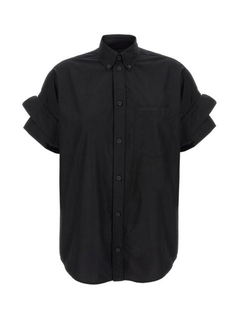 BALENCIAGA Turned-up cuffed shirt