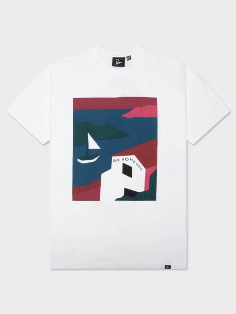 by Parra NO VACATION T-SHIRT - WHITE