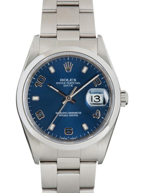 ROLEX Used Rolex Date Ref 15200 Blue Arabic Dial