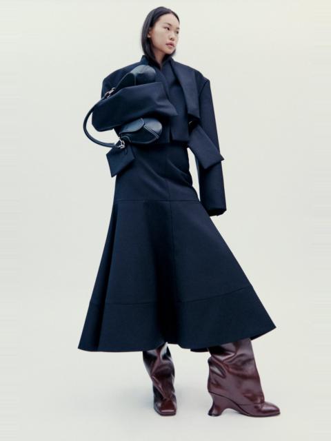 A.W.A.K.E. MODE CROPPED JACKET WITH INSERT BLACK