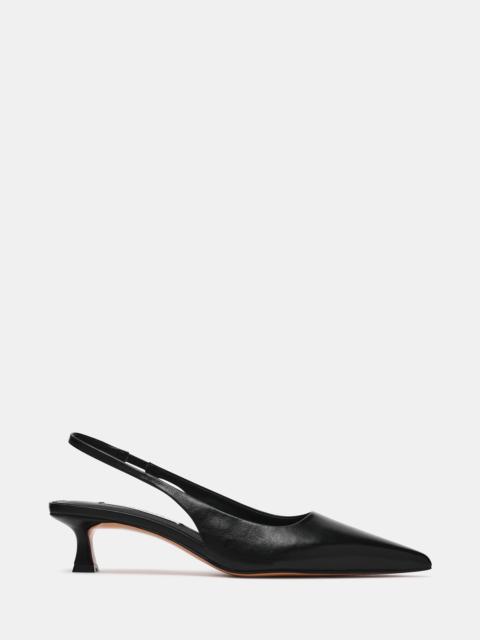 STEVE MADDEN KATHY BLACK LEATHER