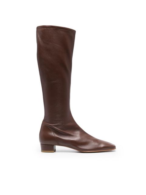 BY FAR square-toe knee-length boots