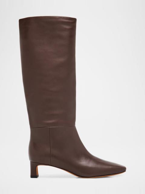 Vince Harlan Leather Knee-High Boots