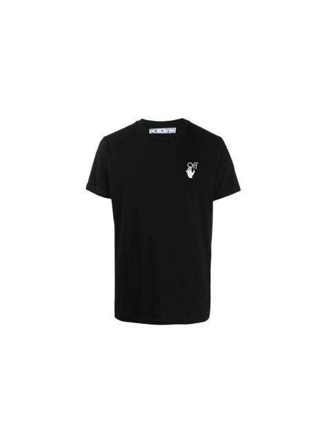 Off-White Off-White SS21 Logo Arrow Printing Pattern Cotton Short Sleeve Black OMAA027R21JER0031032