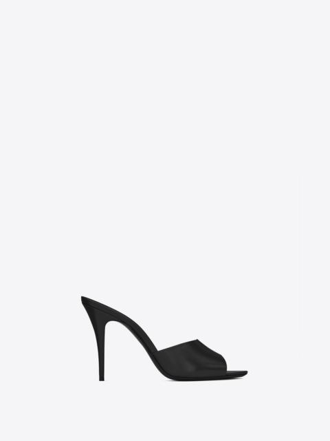SAINT LAURENT la 16 mules in smooth leather