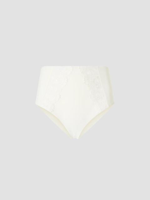 KIKI DE MONTPARNASSE Women's Juliette High-Rise Bikini Bottom - Ecru