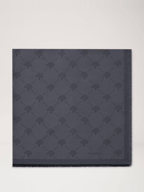 Mulberry Mulberry Diamond Tree Square Black Cotton