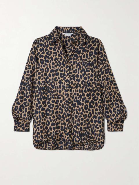 Etna leopard-print silk shirt