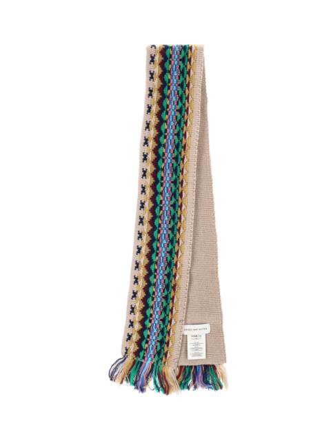 Dries Van Noten JACQUARD WOOL SCARF