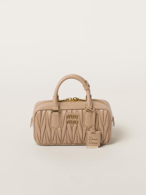 Miu Miu Arcadie matelassé nappa leather bag