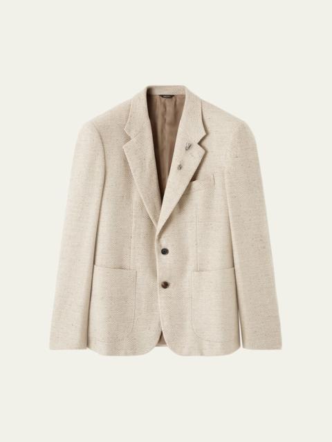 Loro Piana Men's Hedland Notch Lapel Single-Breasted Blazer