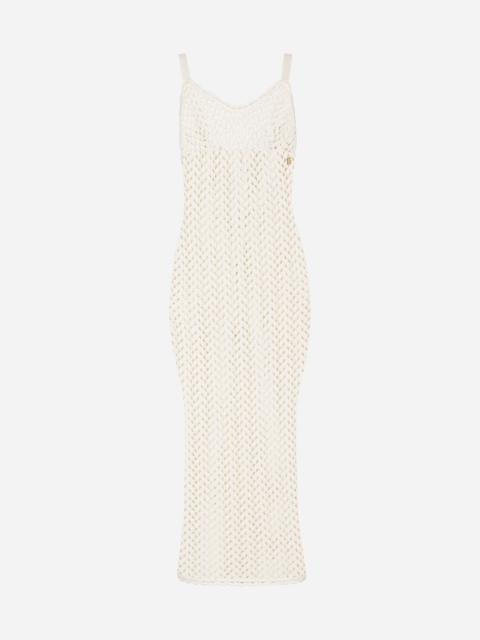 Dolce & Gabbana Crochet slip dress