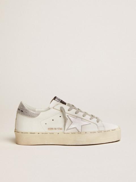 Golden Goose Women’s Hi Star sneakers with silver heel tab