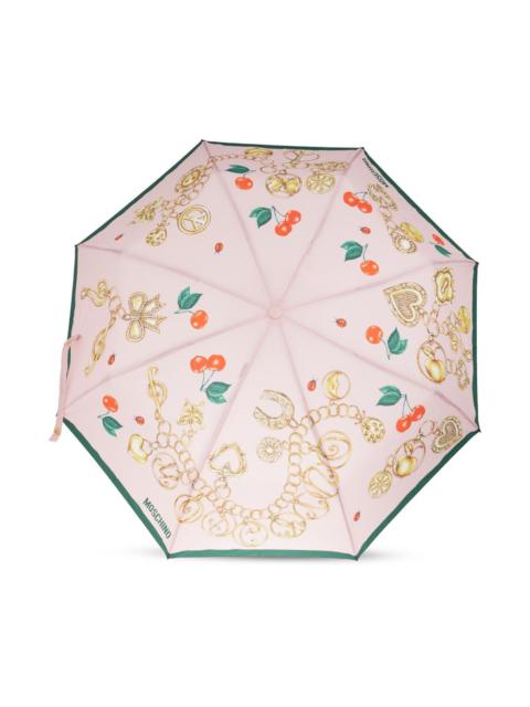 Moschino CHERRY-PRINT UMBRELLA