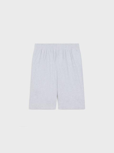 CELINE shorts IN cotton fleece