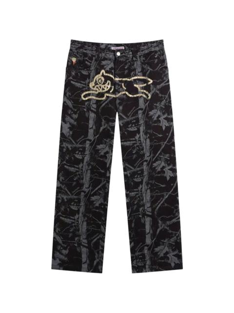 ICECREAM Running Dog Double Scoop denim trousers