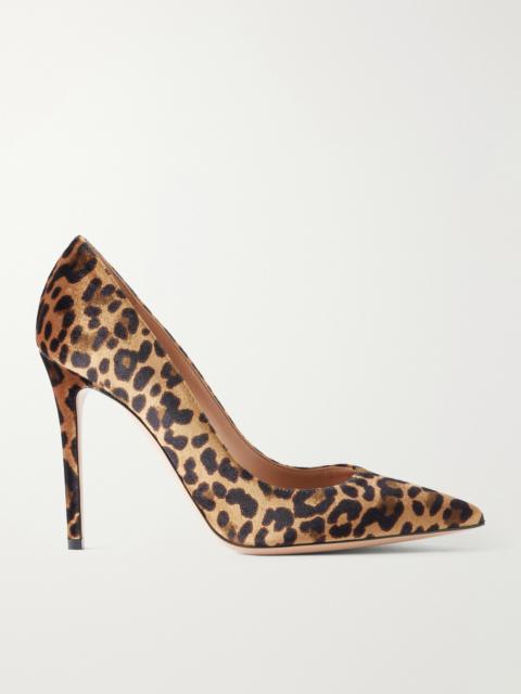 Gianvito Rossi Gianvito 105 Leopard-print Velvet Pumps