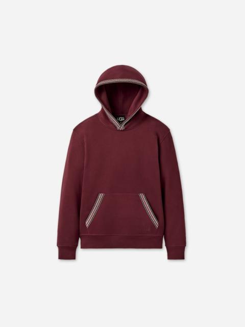 UGG ® Men's Tasman Hoodie Cotton Blend/Recycled Materials Tops in Wild Grape