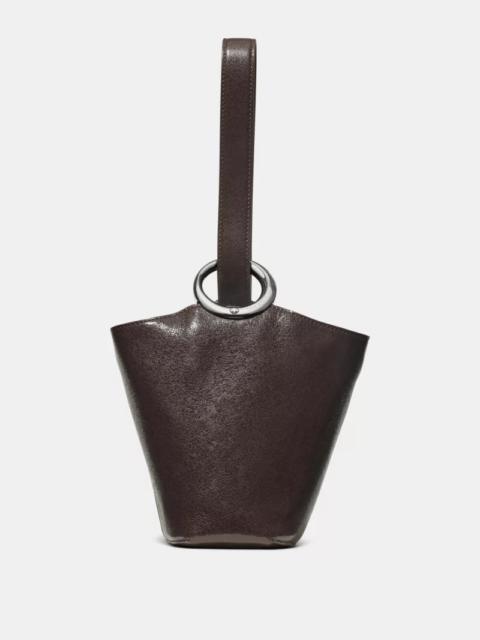 kate spade Halo Glazed Leather Mini Bucket Bag