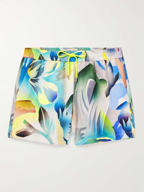 Paul Smith Hot Summer Straight-Leg Short-Length Printed Recycled Swim Shorts