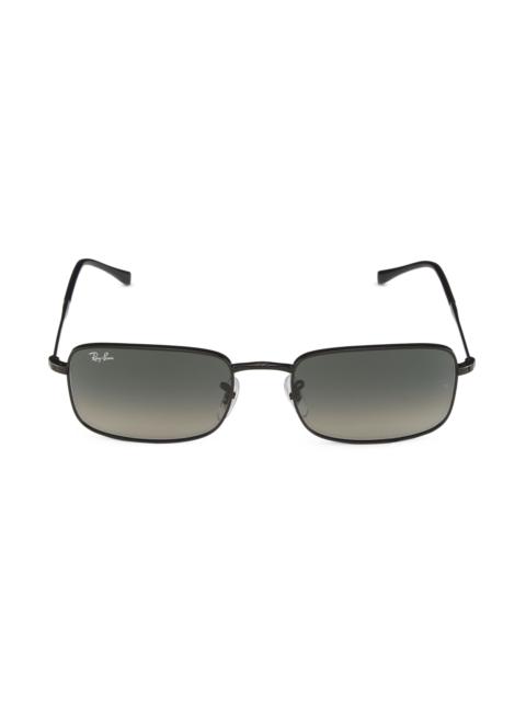 Ray-Ban Men's RB3746 56MM Rectangular Sunglasses - Gradient Grey Black