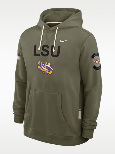 Nike LSU 2025 Military Appreciation Men's Nike Dri-FIT College Pullover Hoodie