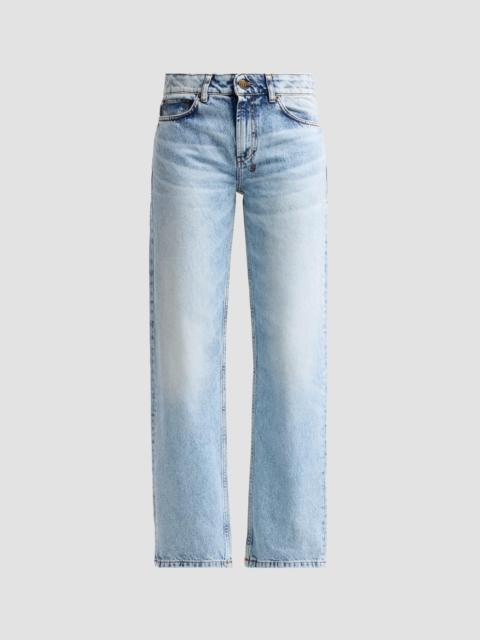 Ksubi Women's Pinup Denim Mid-Rise Straight-Leg Jeans - Denim