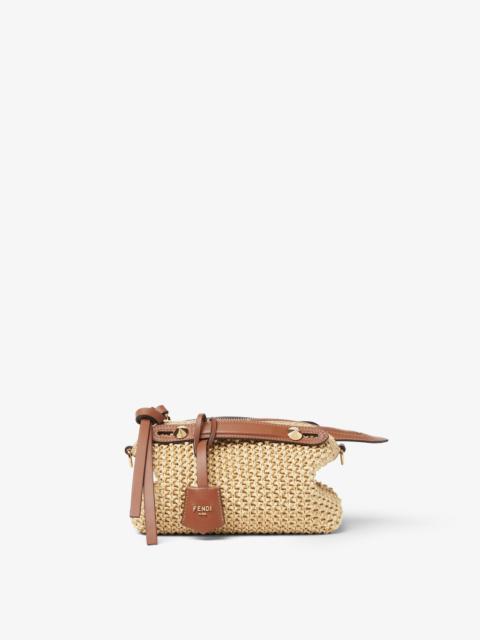 FENDI By The Way Soft Mini Woven raffia-effect material mini-bag
