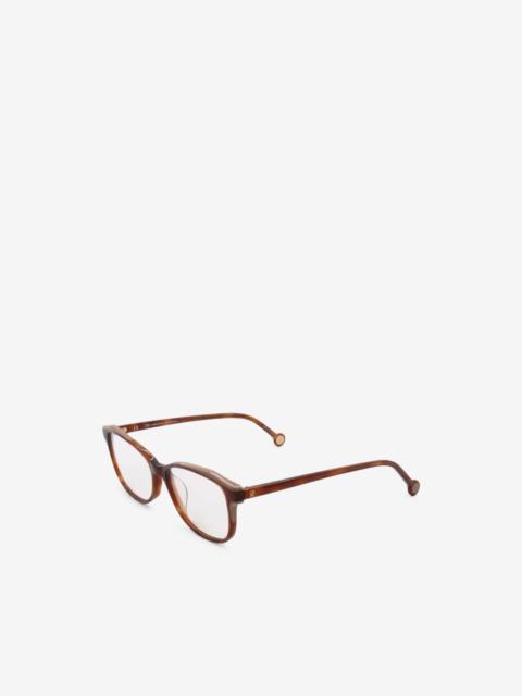CAROLINA HERRERA tortoiseshell-effect rectangle-frame glasses