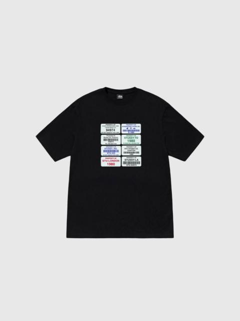 【STUSSY FA24'】Stussy Codes SS Tee Stüssy CODES S/S T-SHIRT | packer | REVERSIBLE