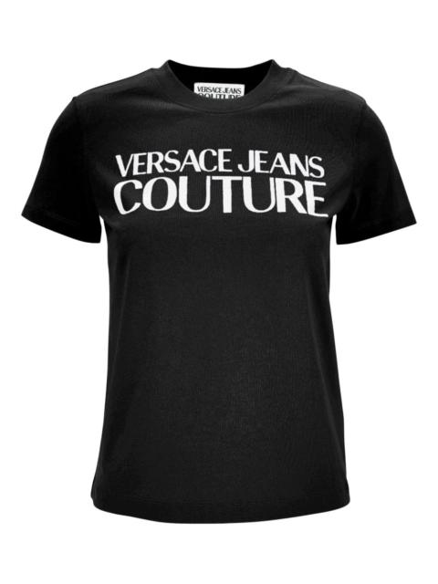 VERSACE JEANS COUTURE logo-print cotton T-shirt